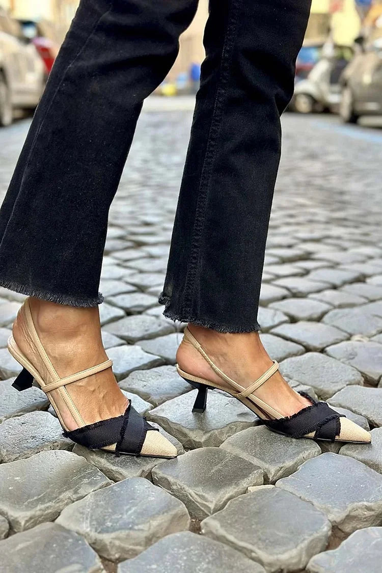 Florette | Talons élégants à bride arrière
