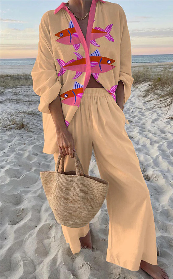 Chiara™ | Whimsical Pink Fish Ensemble