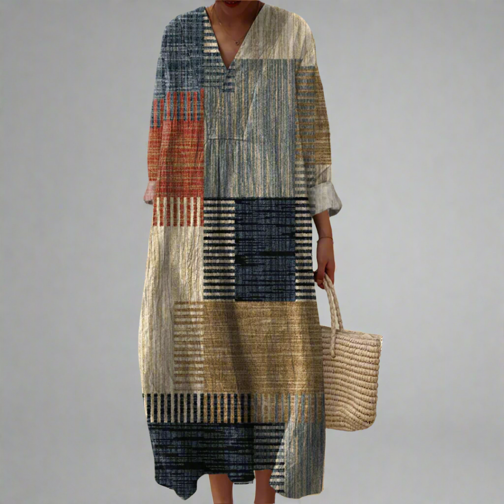 Gia™ | Elegant Geometric Dress