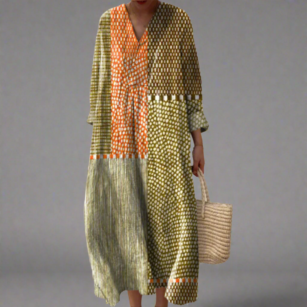 Lumita™ | Elegant Geometric Dress