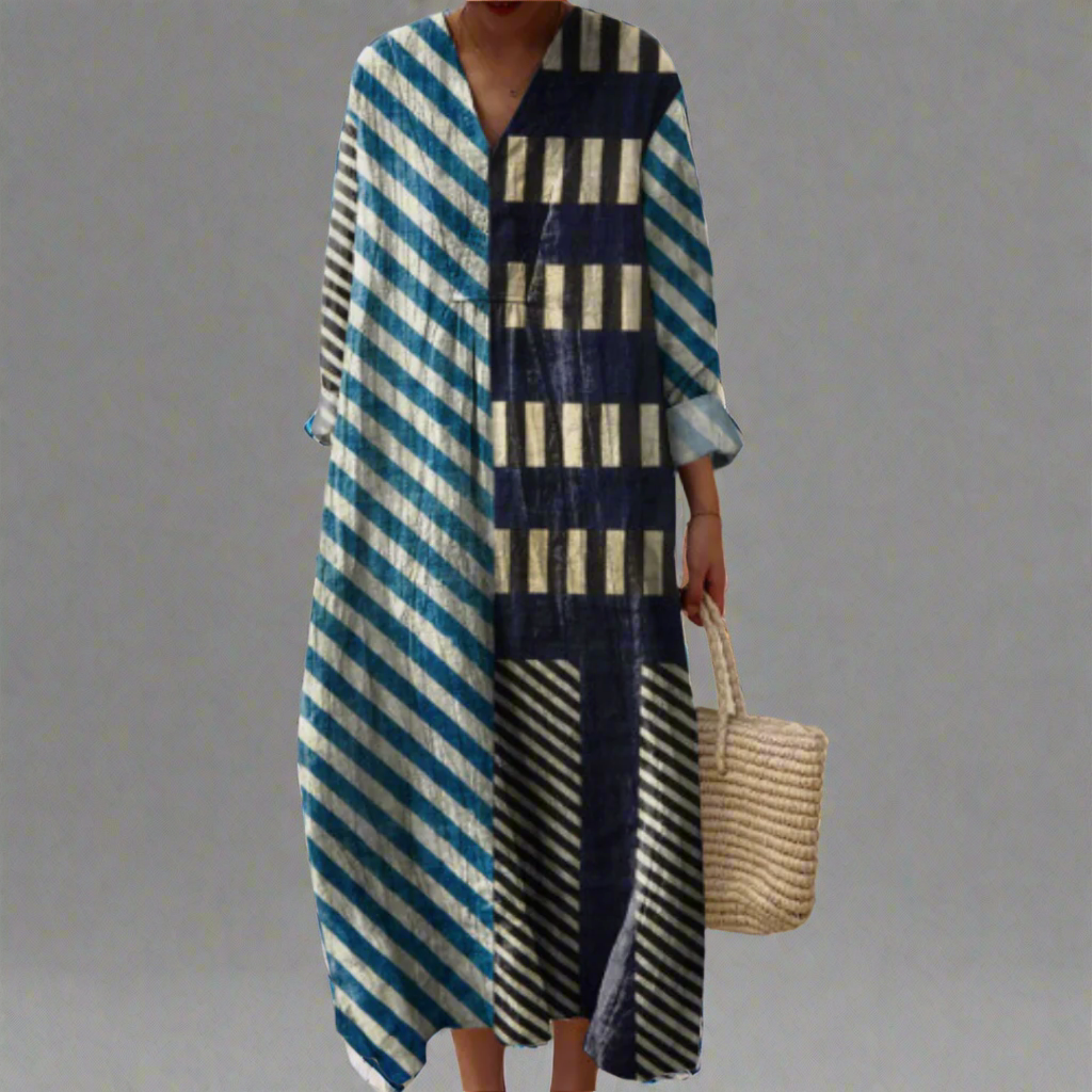 Reine™ | Elegant Geometric Dress