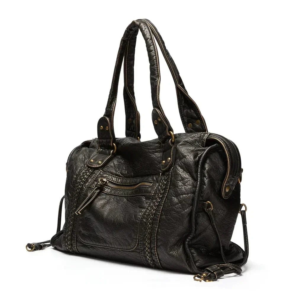 Ebonique™ | Timeless Black Leather Charm