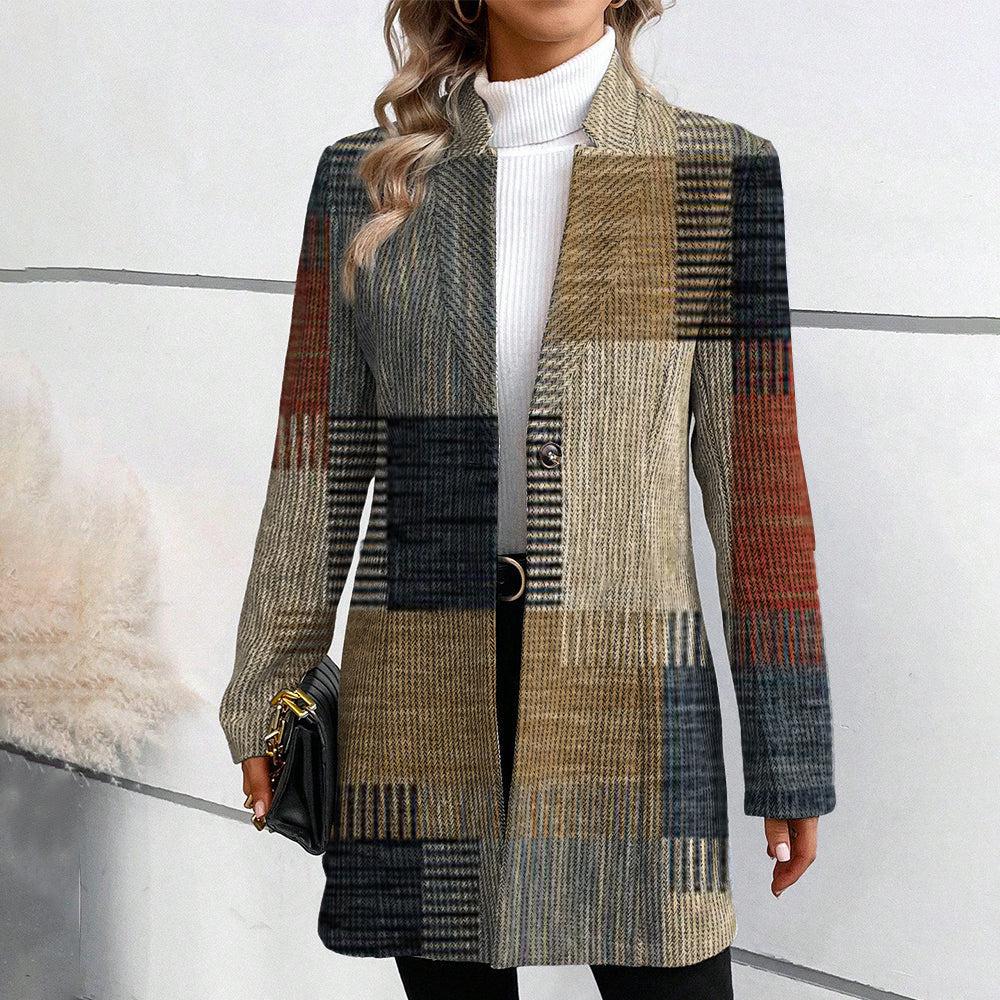 Marile™ | Veste blazer élégante avec motif