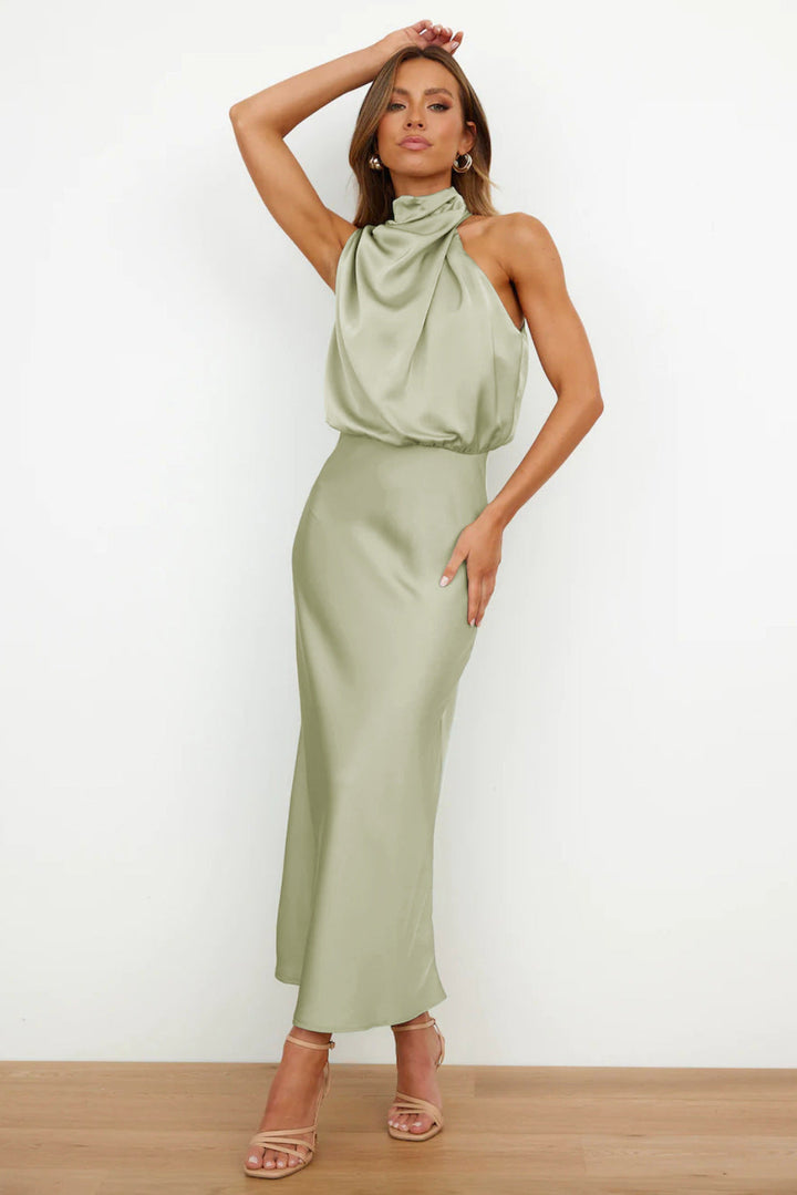 Valeria™ | Robe longue avec col licou 