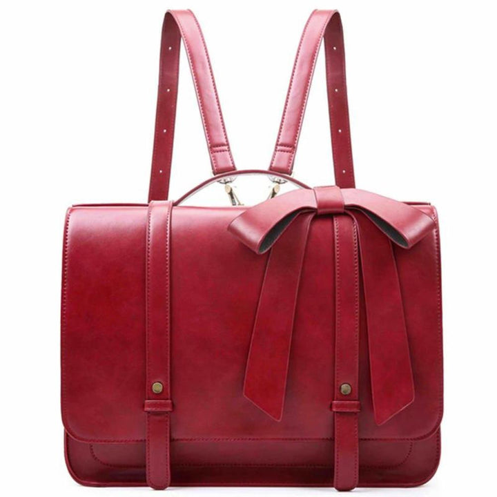 Knot | Sac rétro torsion en bleu-rose 