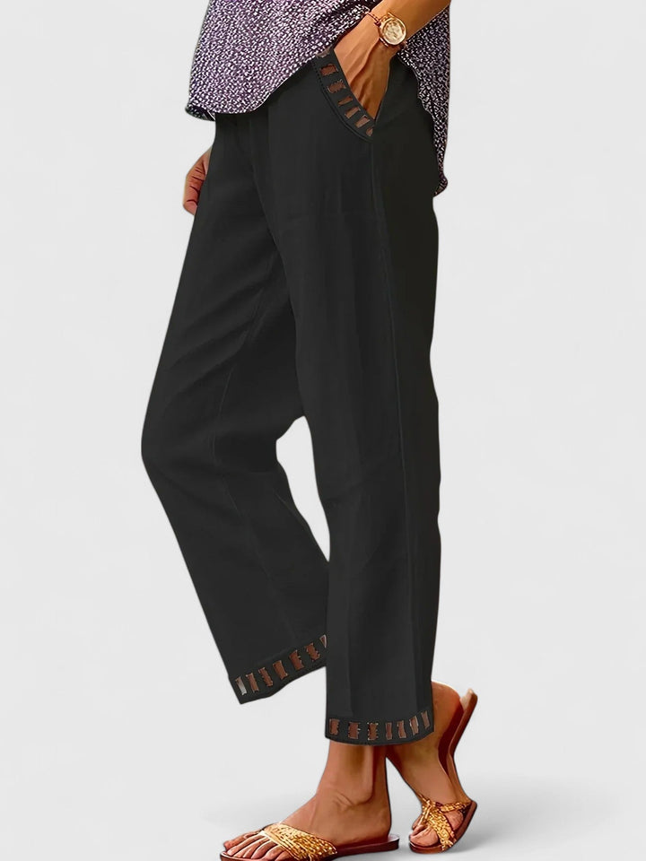 Pantalon en lin raffiné et léger 