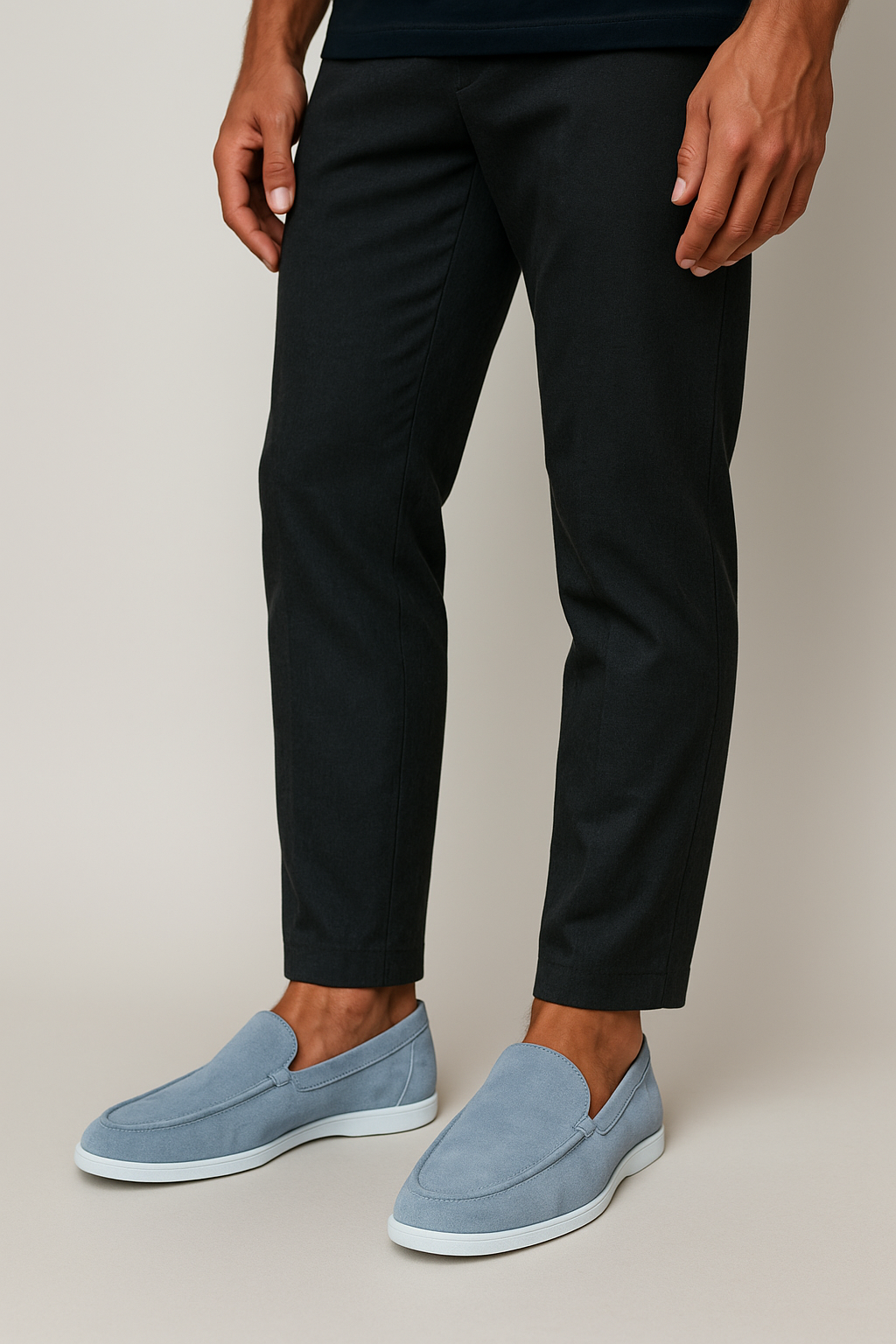 Mocassins en daim élégants 