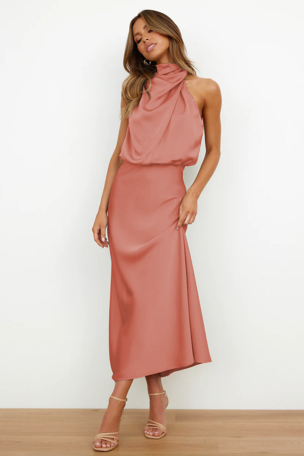 Valeria™ | Robe longue avec col licou 