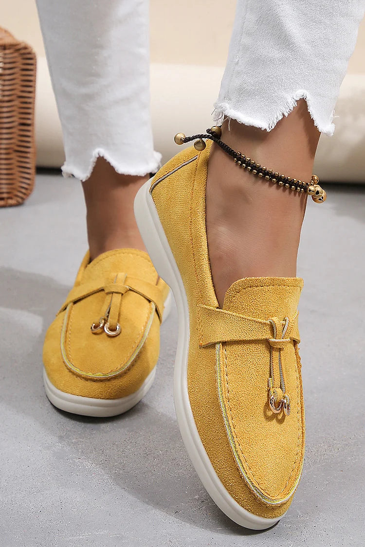 Saskia | Mocassins élégants avec couture nouée 