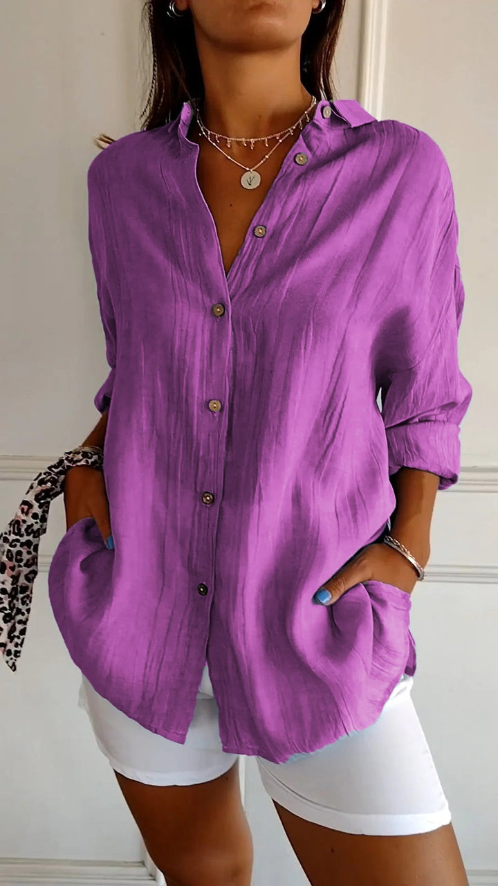 Krisha - Blouse Élégant Oversize 