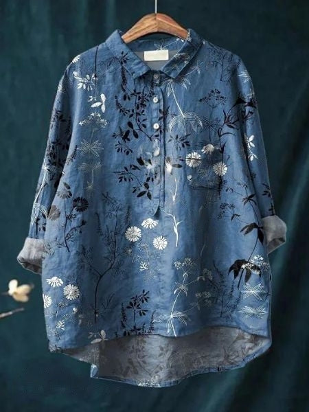 Julia - Blouse Florale Élégante 