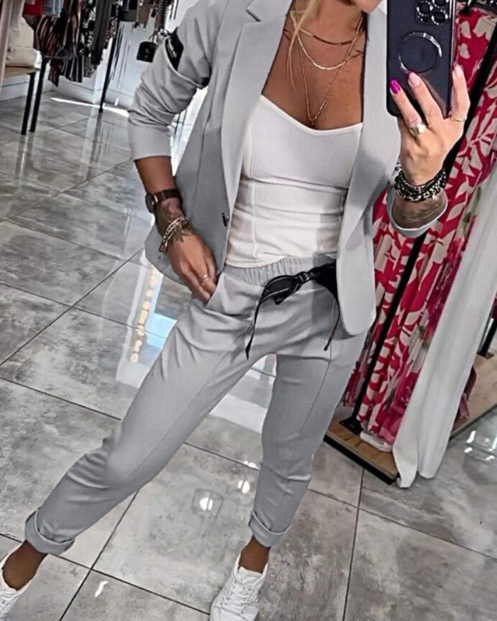 Malou - Ensemble : Haut, Veste et Pantalon 