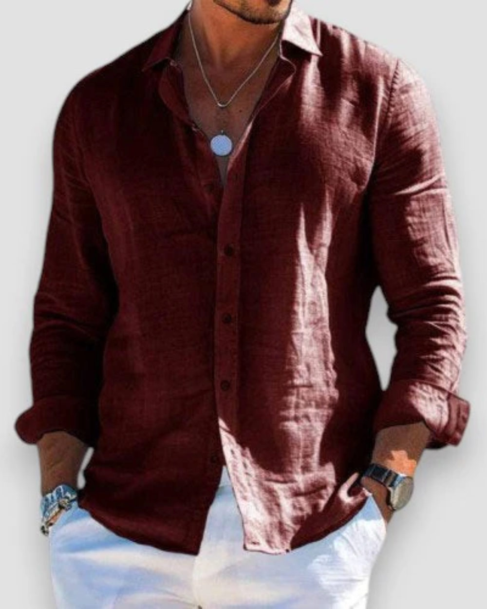 Chemise décontractée pour hommes 