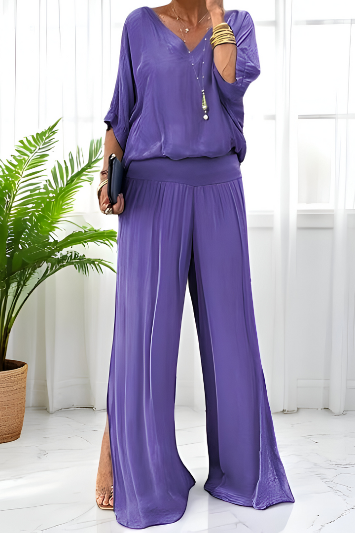 Hennie™ | Combinaison élégante avec jambes larges 