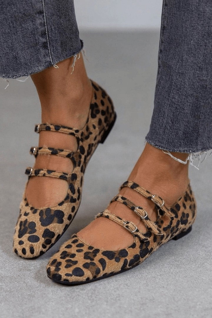 Adelina™ | Luxe Leopard Loafers