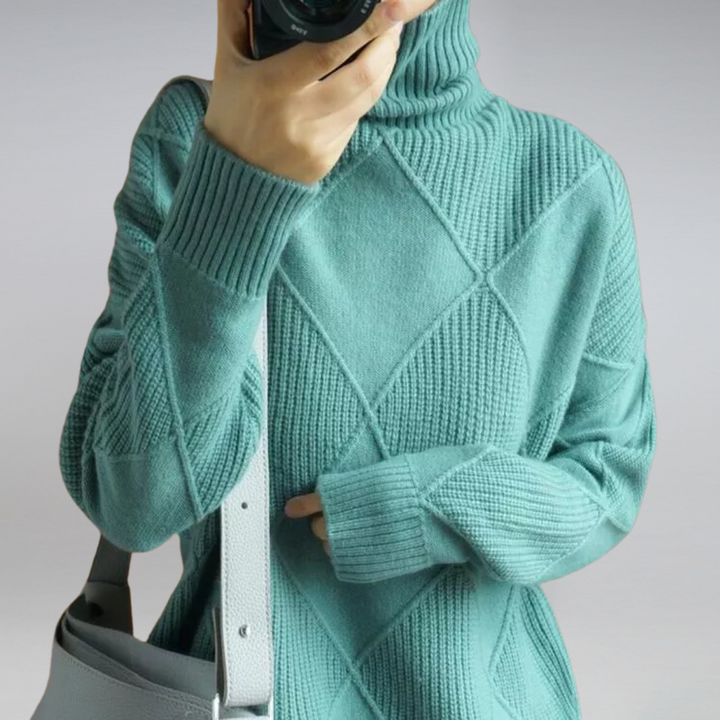 Adelle | Pull à col roulé douillet 