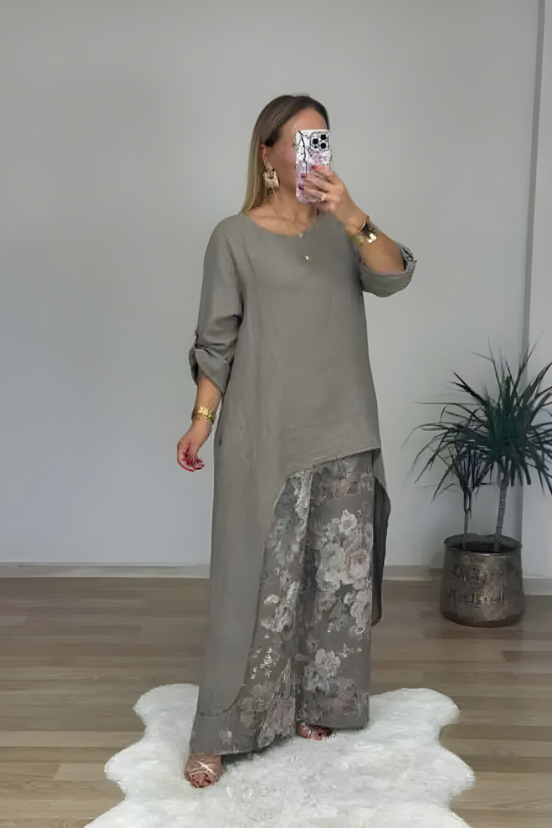 Bente™ | Ensemble en lin décontracté 