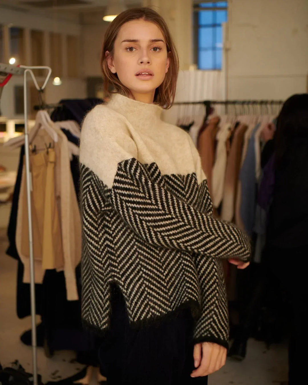 ADELIE | Col roulé premium en tricot exquis 