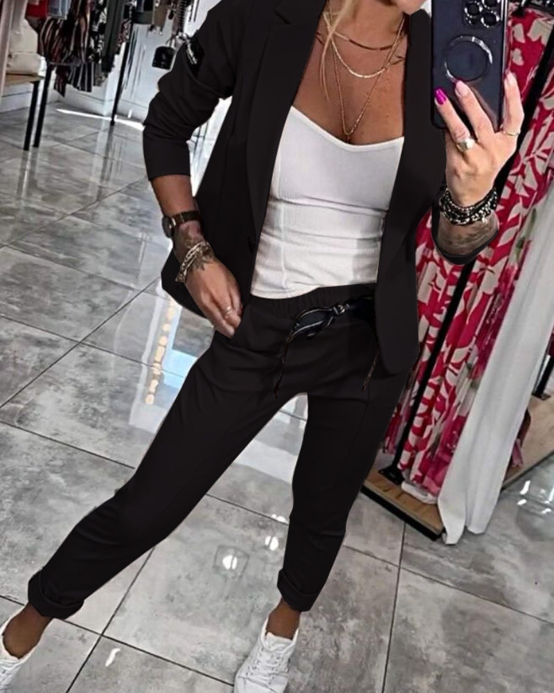 Malou - Ensemble : Haut, Veste et Pantalon 