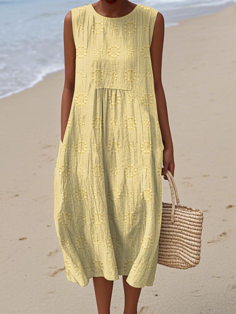 Sleeveless Midi Dress™ | Effortless Everyday Charm