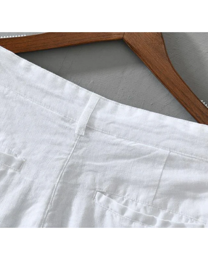 Shorts en lin de Lisbo 