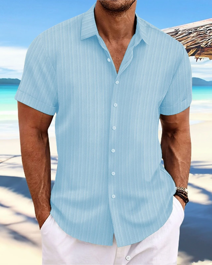 Chemise décontractée à manches courtes 