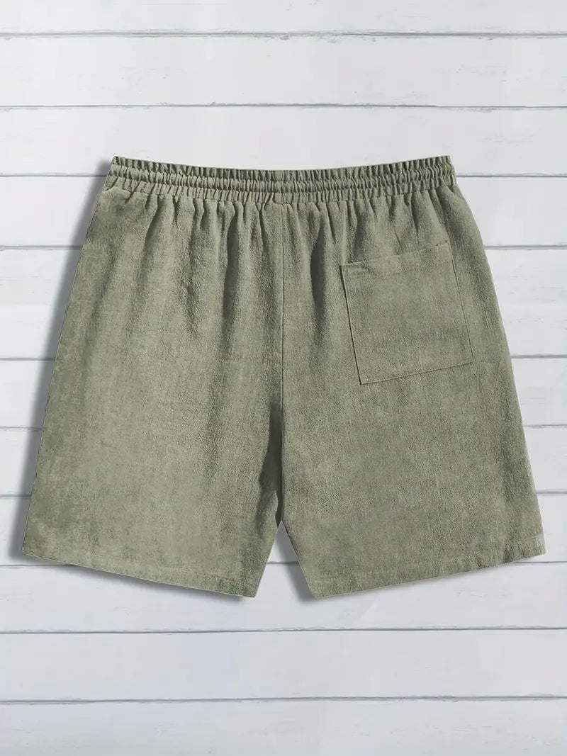 Shorts en lin décontractés 