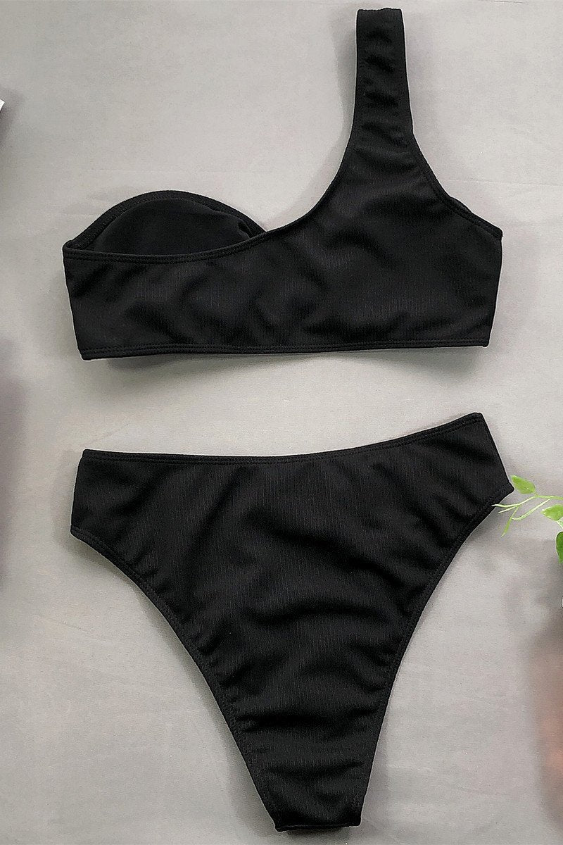 Alba™ | Bikini taille haute élégant 