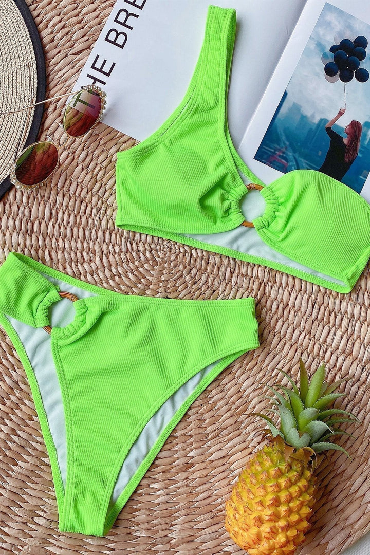 Alba™ | Bikini taille haute élégant 