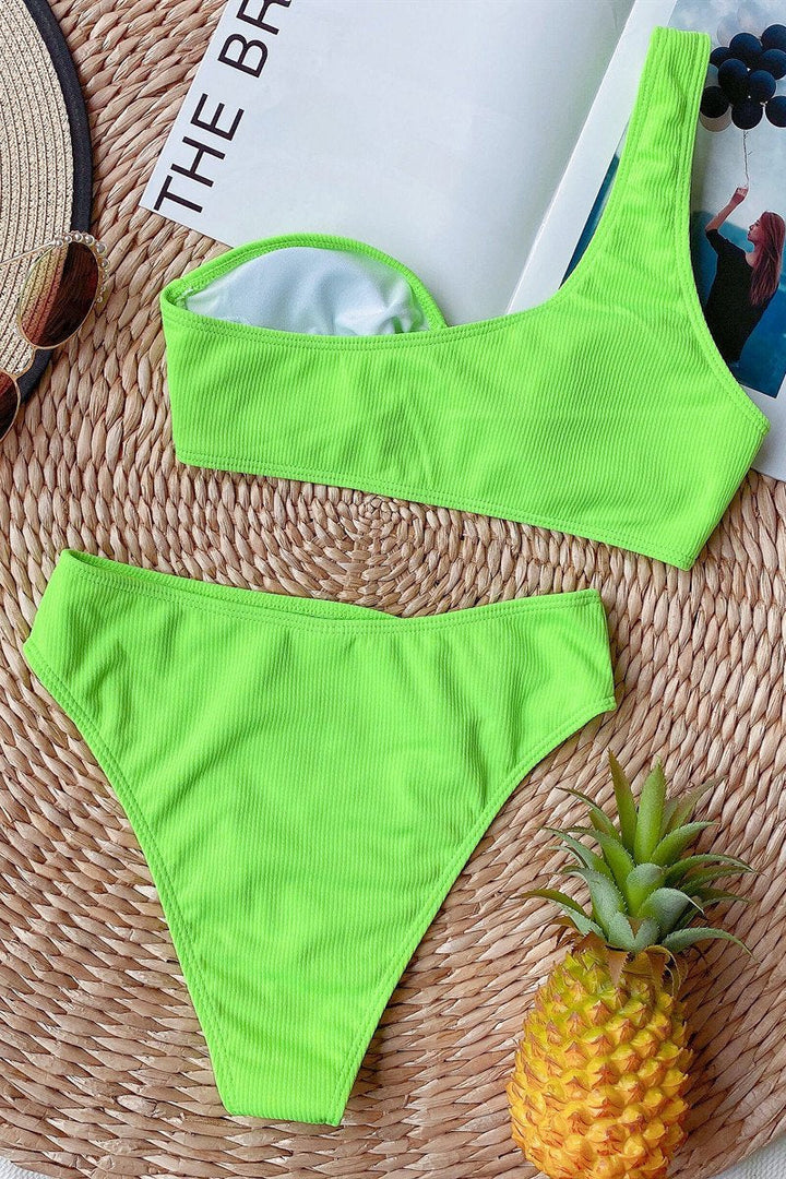 Alba™ | Bikini taille haute élégant 