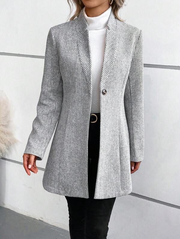 Sofia™ | Manteau Texturé Élégant 