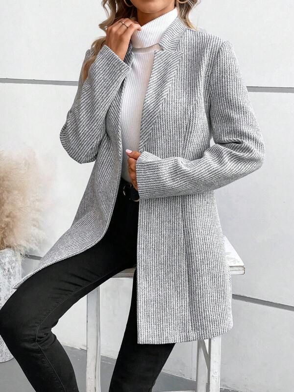 Sofia™ | Manteau Texturé Élégant 