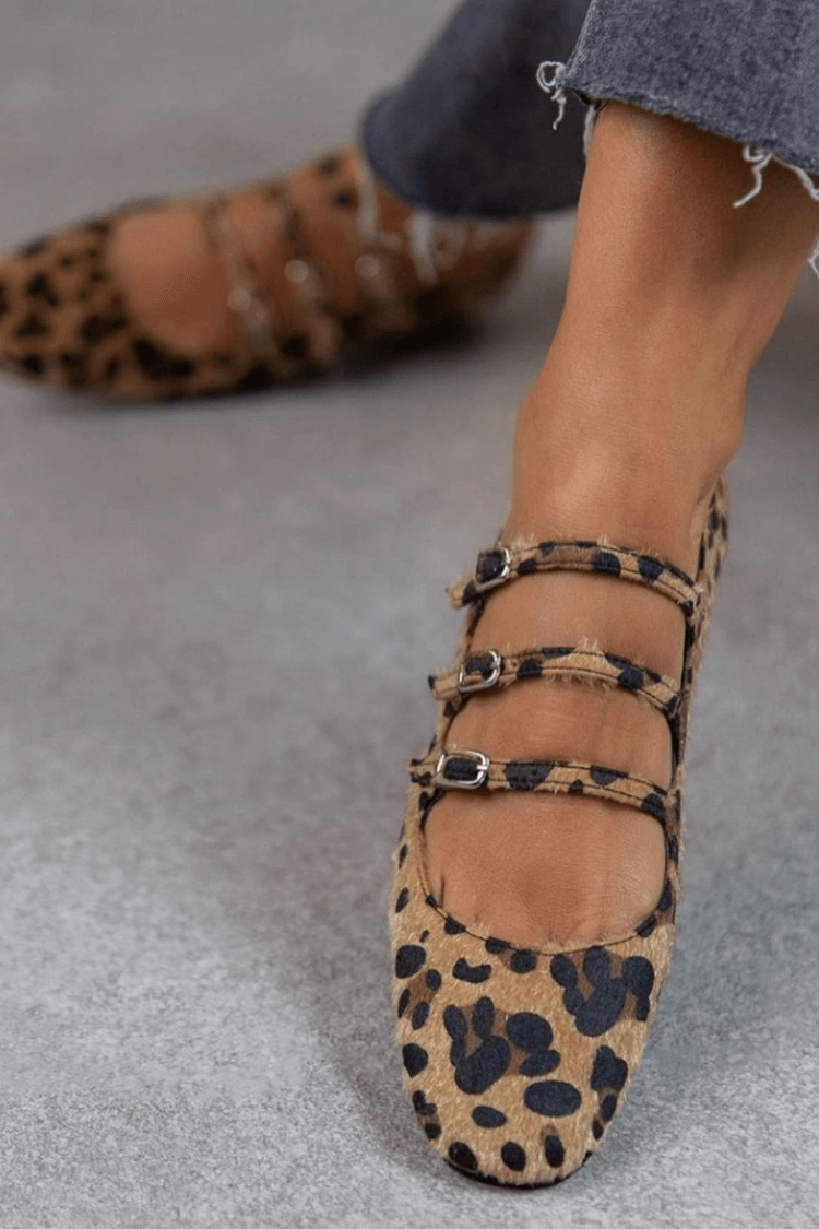 Adelina™ | Luxe Leopard Loafers