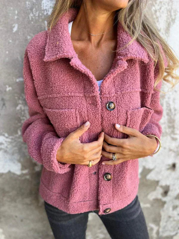 Oligna™ | Veste en laine à col court 