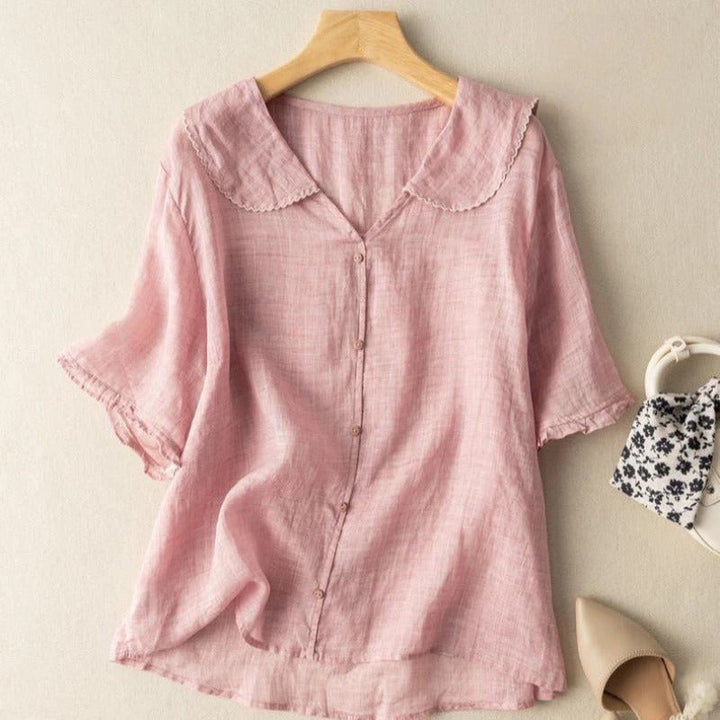 Adèle - Blouse en lin aérée 