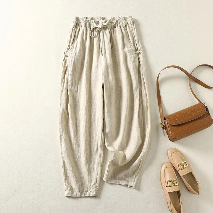 Pantalon en lin Shanna pour femmes 