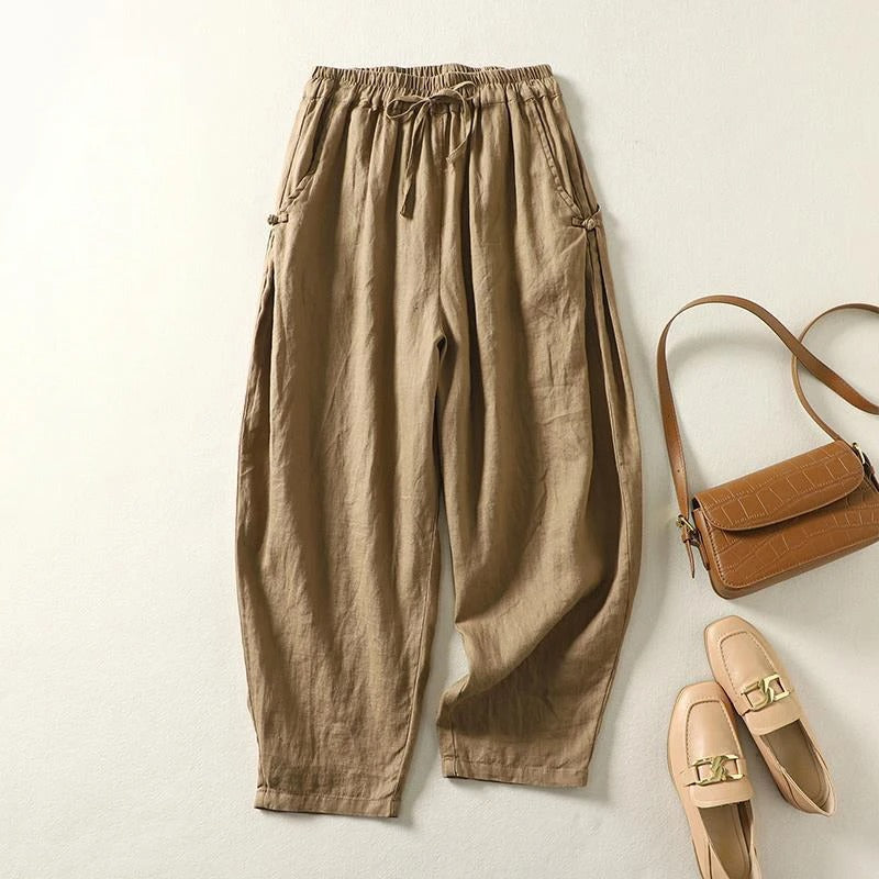 Pantalon en lin Shanna pour femmes 