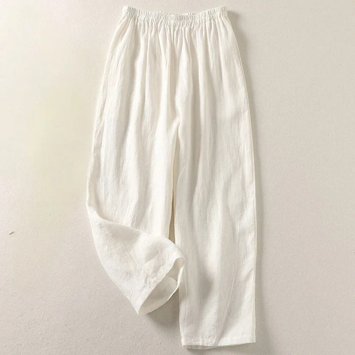 Pantalons en lin léger pour femmes 