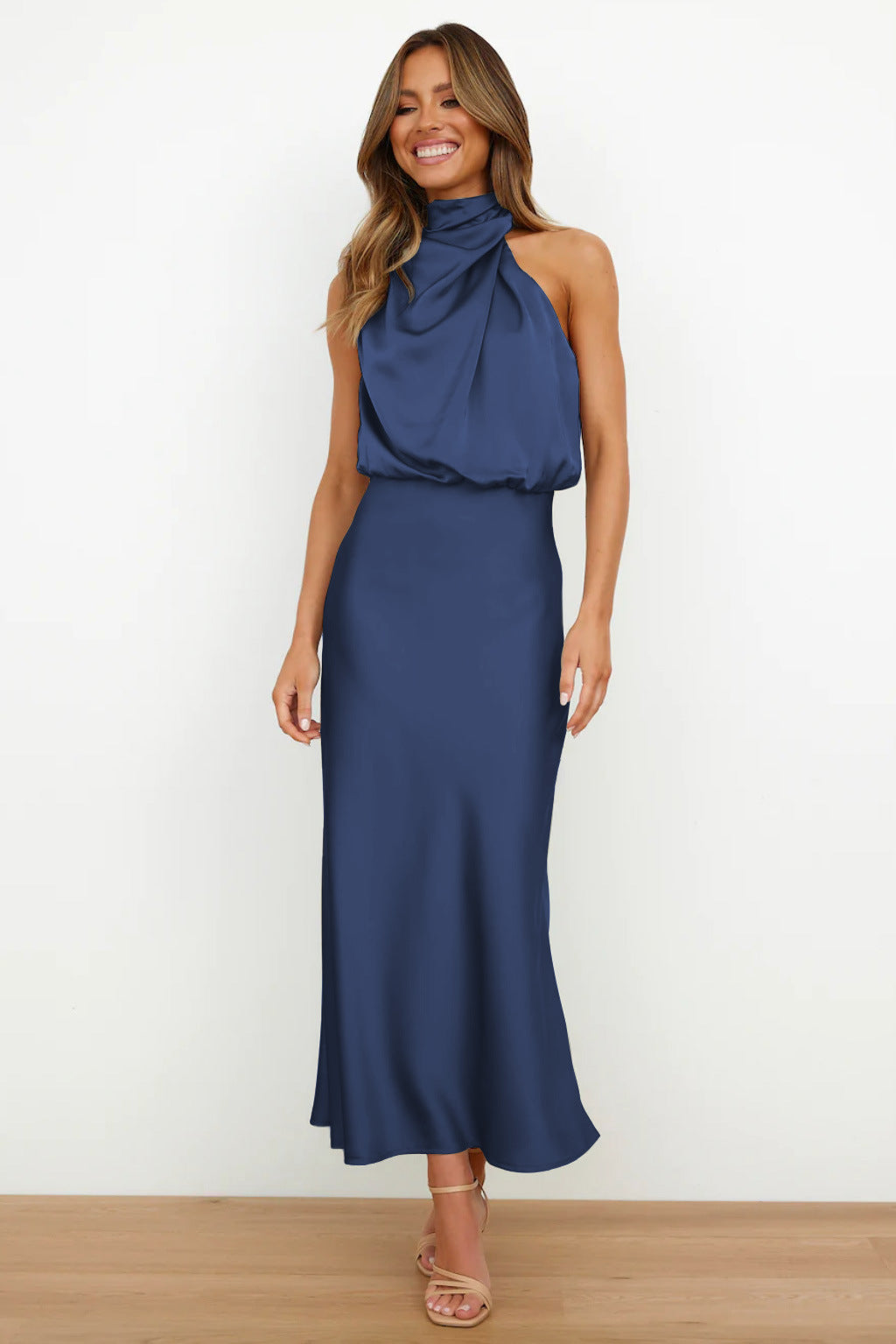 Valeria™ | Robe longue avec col licou 