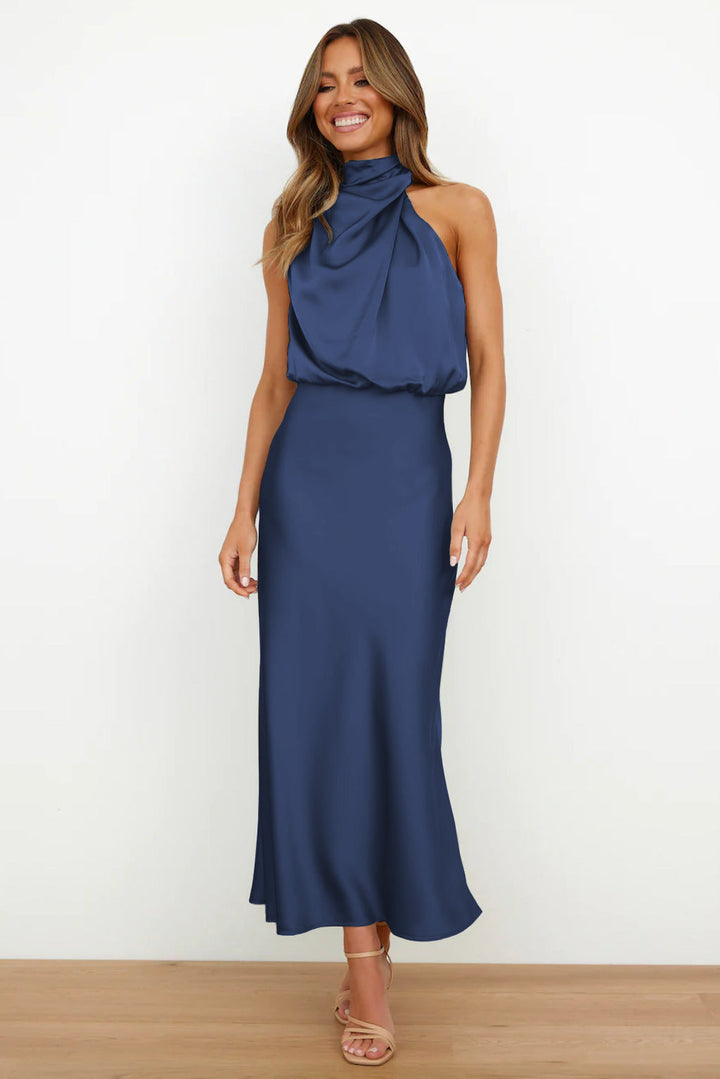 Valeria™ | Robe longue avec col licou 