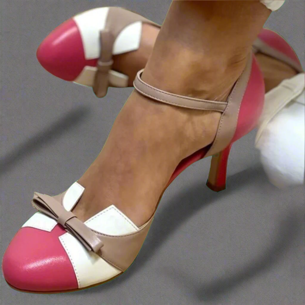 Arabella™ | Colorful Bow-Accented Round Toe Sandals