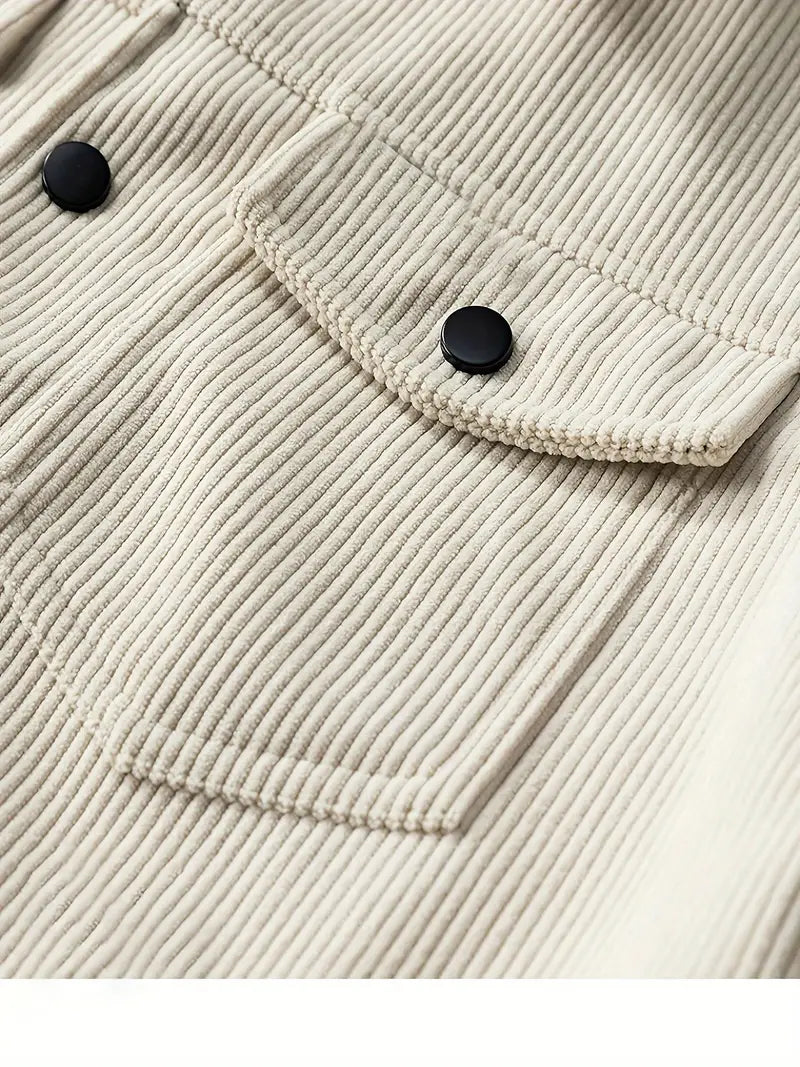 Veste en velours côtelé élégante 