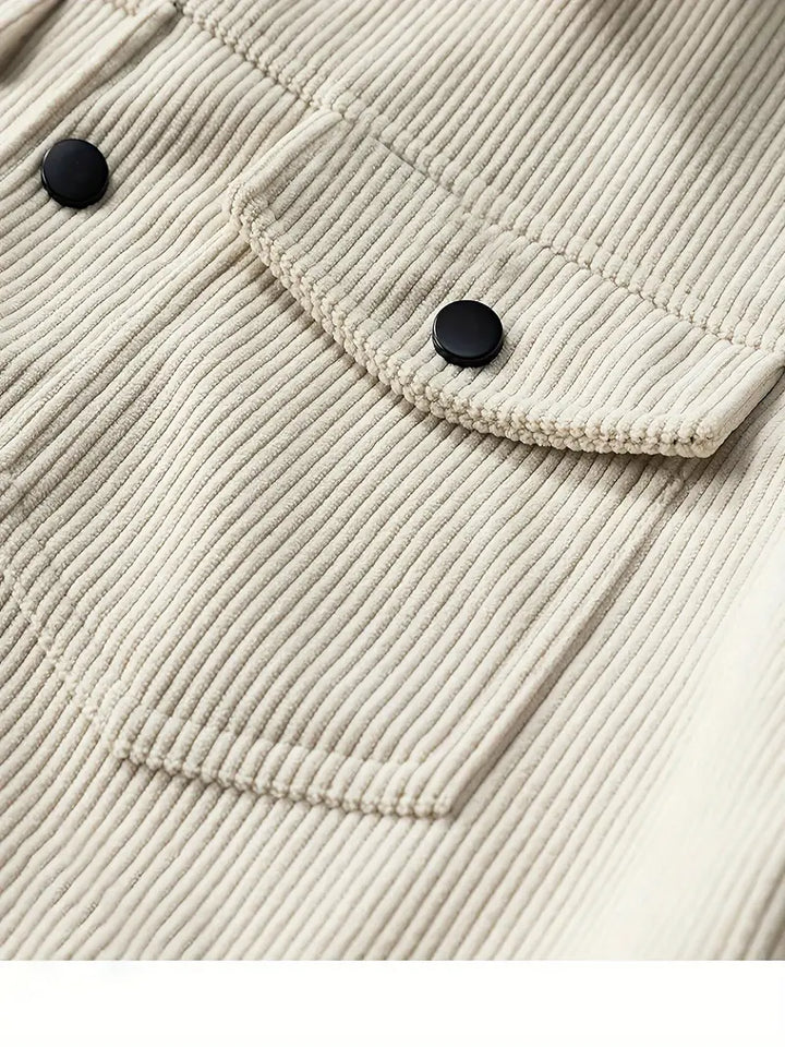 Veste en velours côtelé élégante 