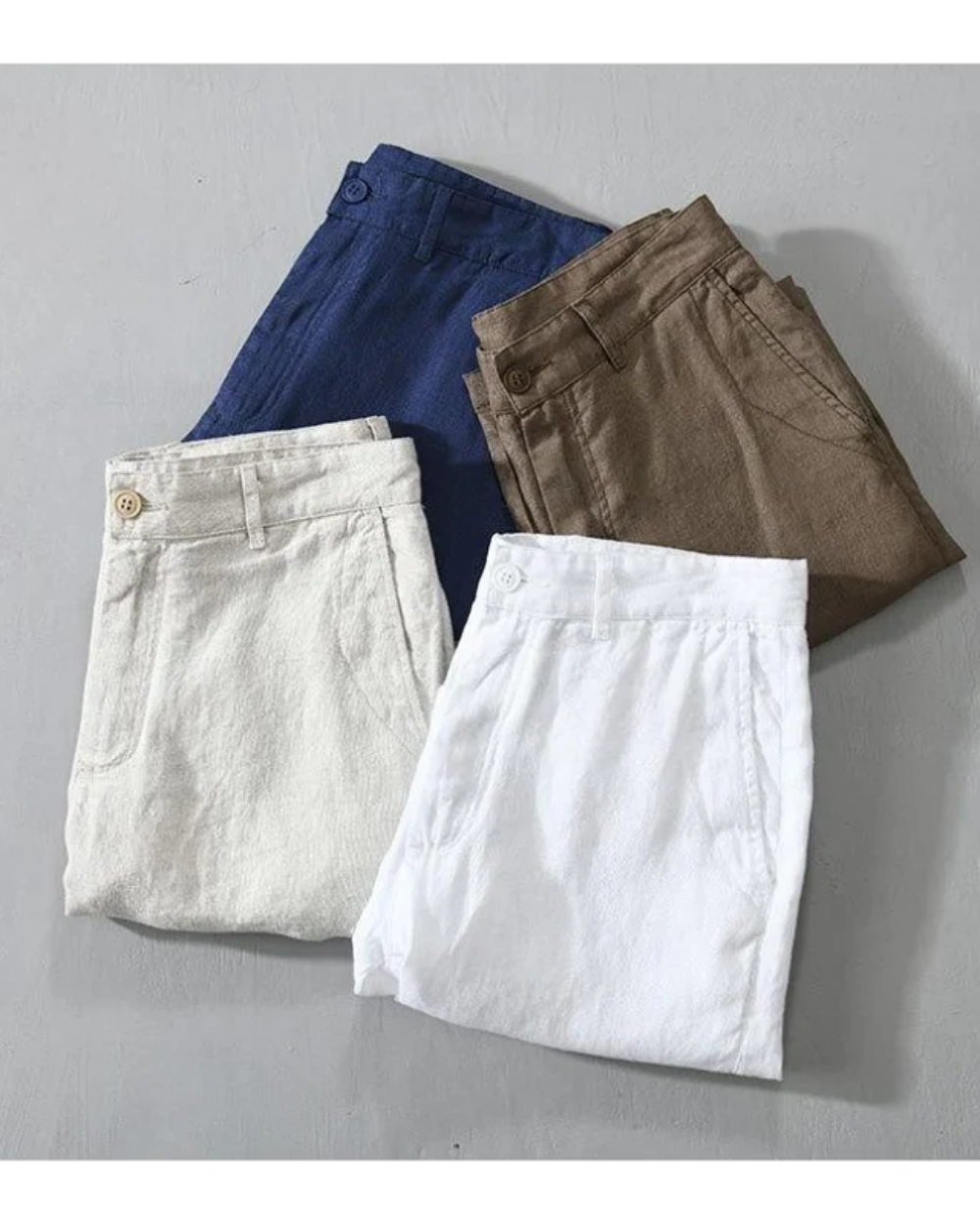 Shorts en lin de Lisbo 