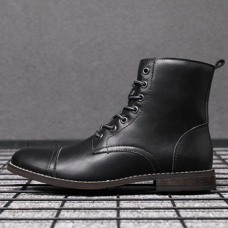 Morgan™ | Graceful Faux Leather Booties