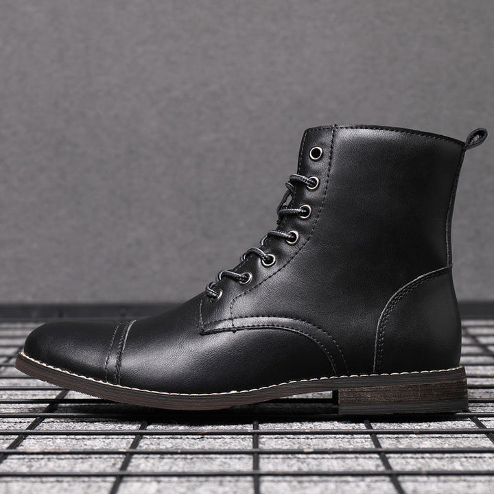 Morgan™ | Elegant Faux Leather Booties