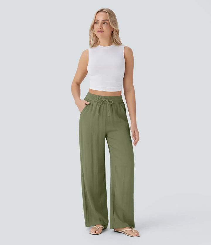 Casual & Airy Linen Pants
