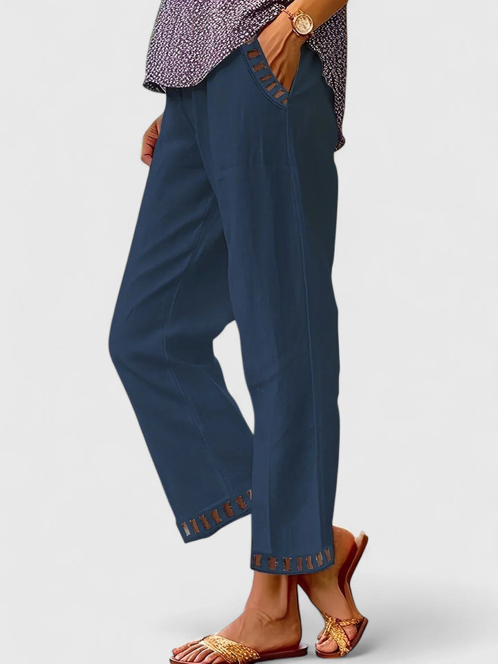 Pantalon en lin raffiné et léger 