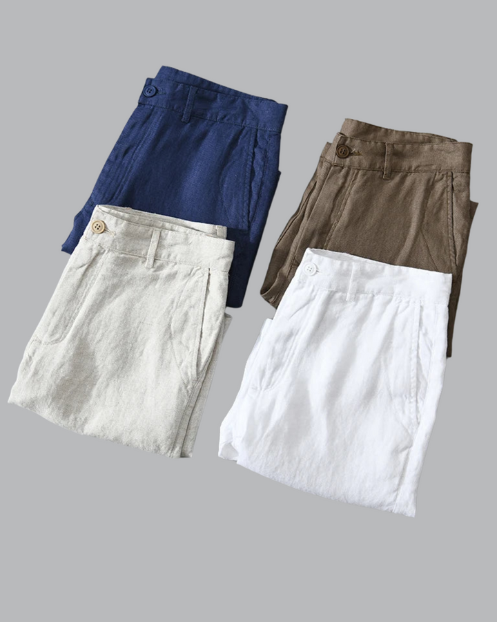 Shorts en lin de Lisbo 