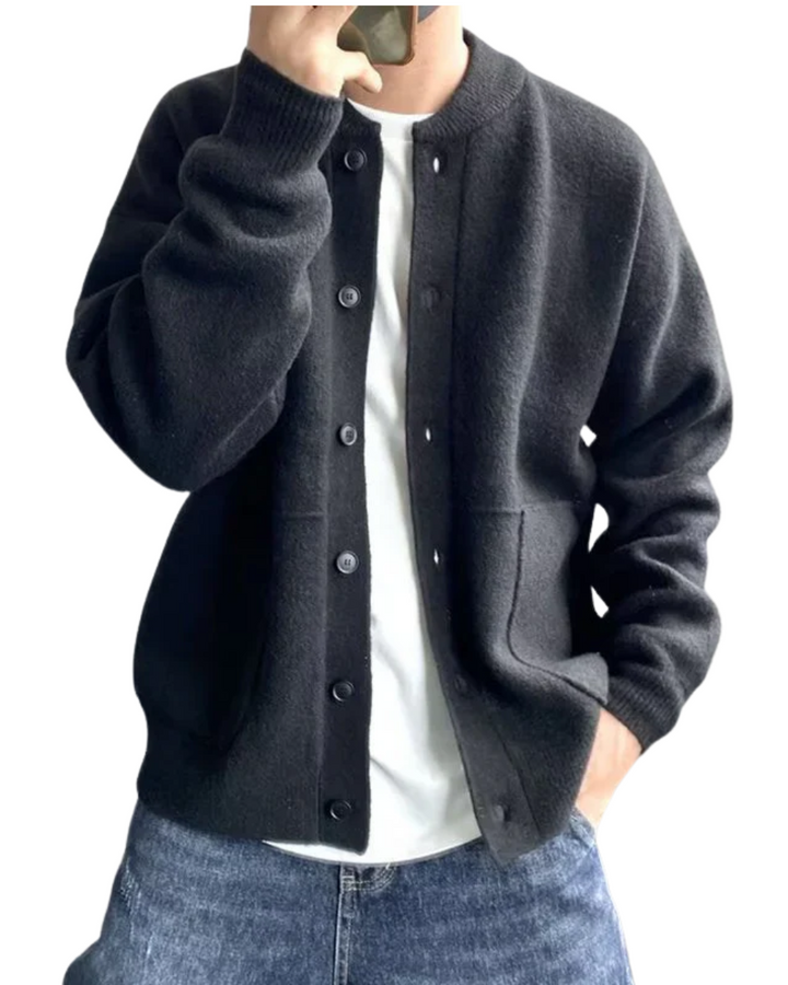 Veste à boutons décontractée 